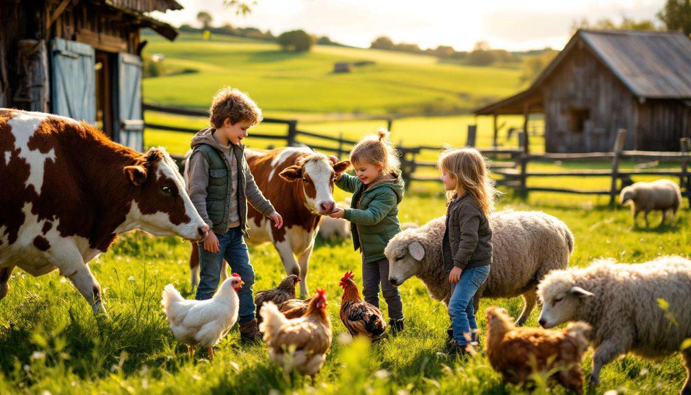 Bauernhof-Pädagogik: Kinder entdecken die Tierwelt auf dem Bio Gut Rotter