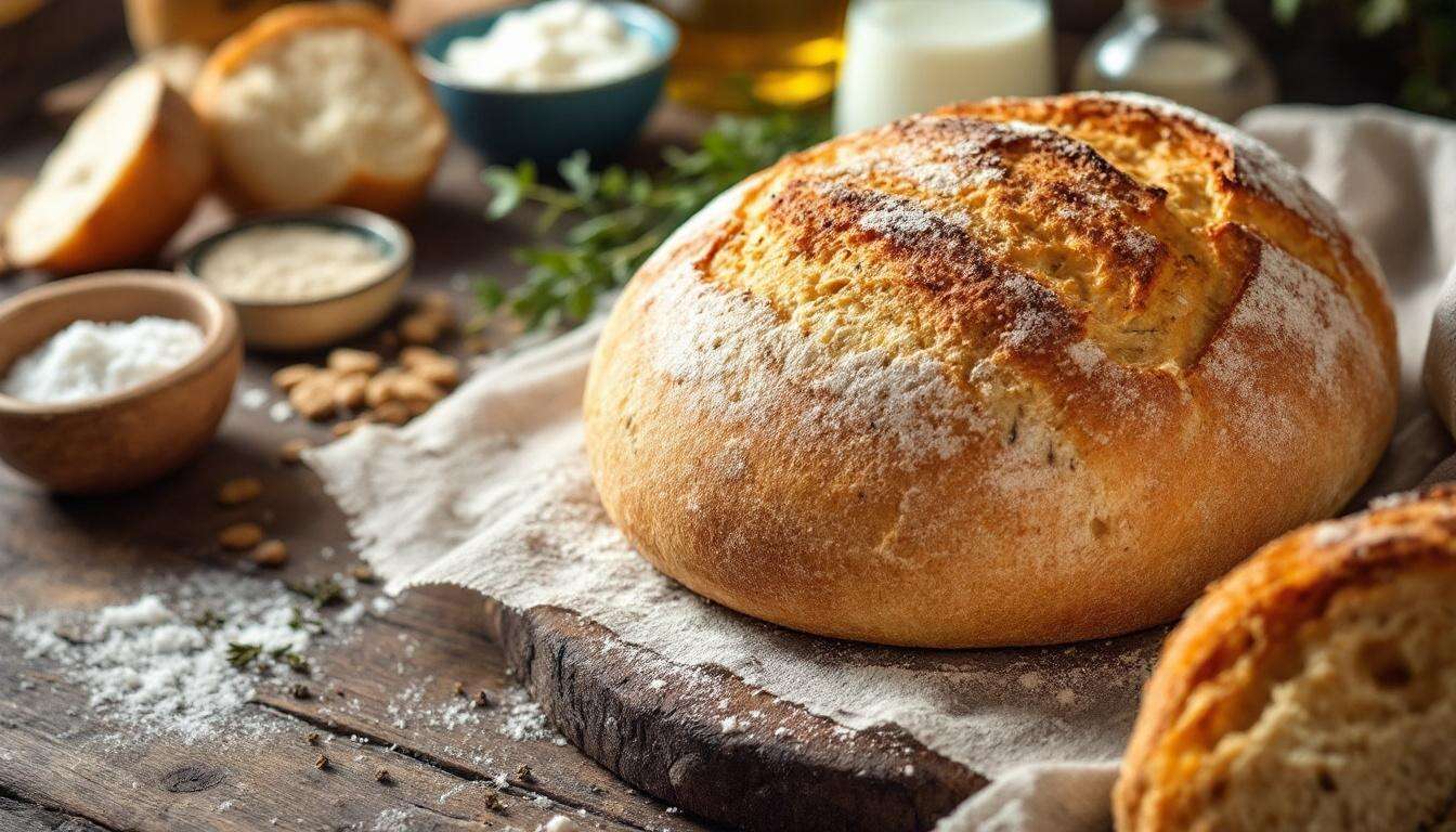Brot in der Heißluftfritteuse backen: schnelles Rezept ohne Hefe