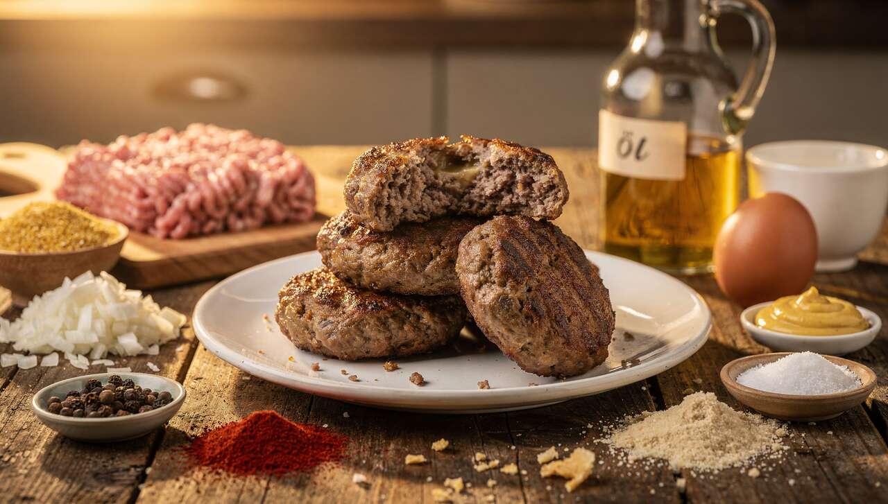 Frikadellen knusprig braten: Eine Zutat ist entscheidend – fast jeder hat sie zuhause