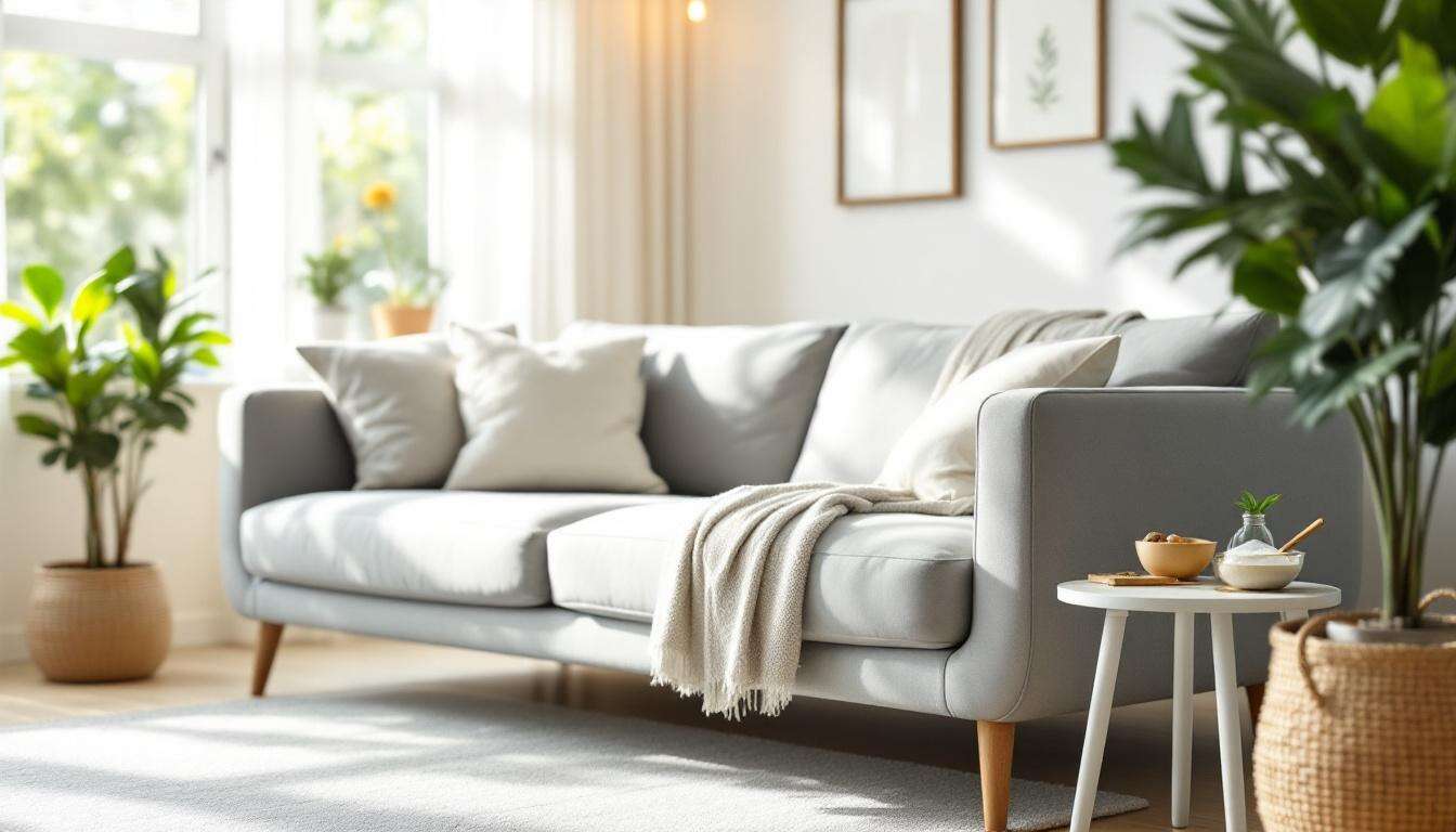 Sofa reinigen: Ein Hausmittel aus der Küche ist besser als Textilreiniger