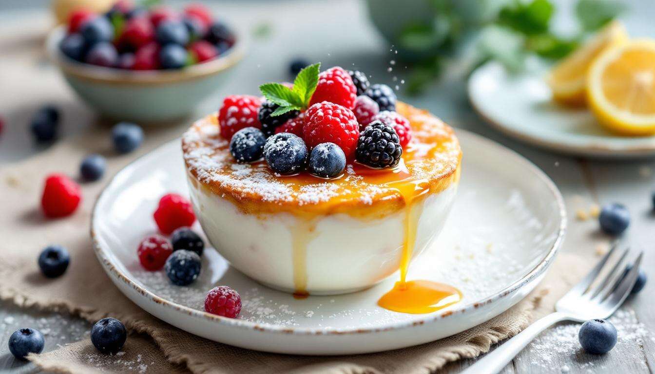 Gebackener Joghurt mit Beeren: Frühstück oder doch Dessert?