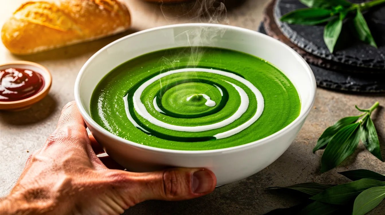 Frühling im Topf: Leckere Bärlauchcremesuppe ist in 30 Minuten fertig