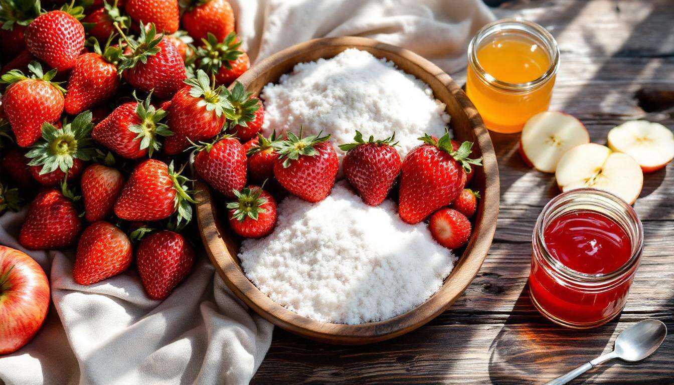 Erdbeermarmelade ohne Gelierzucker: Der natürliche Trick mit Apfelpektin aus Omas Küche
