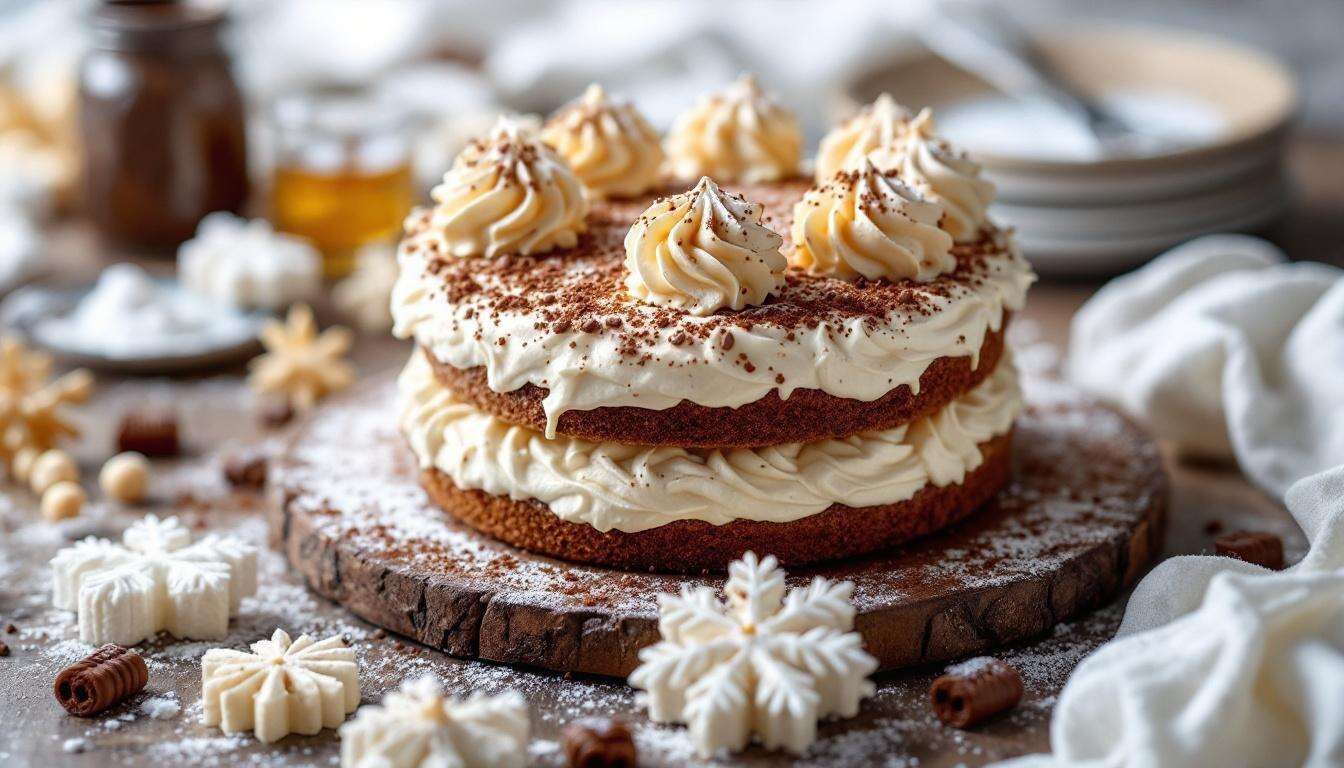 Mit dem Schneekusskuchen zaubern Sie im Winter pure Magie!