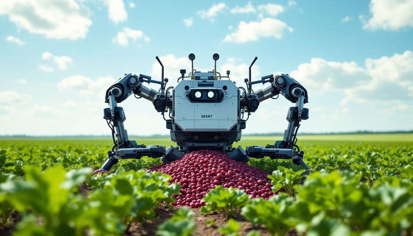 Moderne Technik in der Landwirtschaft: Der unermüdliche Rüben-Roboter