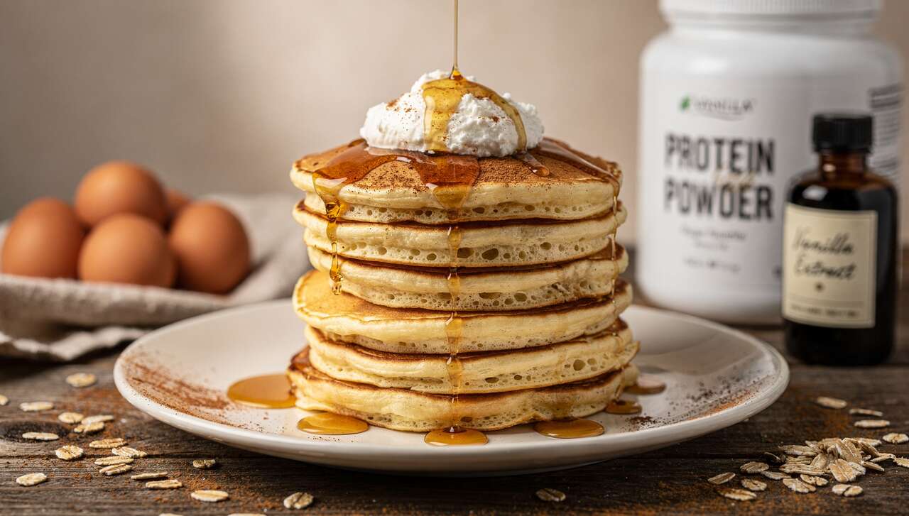 Saftige Quark-Pancakes für dein Protein-Frühstück Rezept