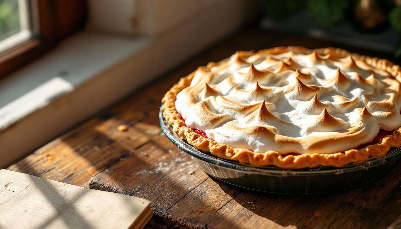 Rhabarber-Baiser-Kuchen: Warum das Eiweiß laut Bäckermeistern Zimmertemperatur haben muss