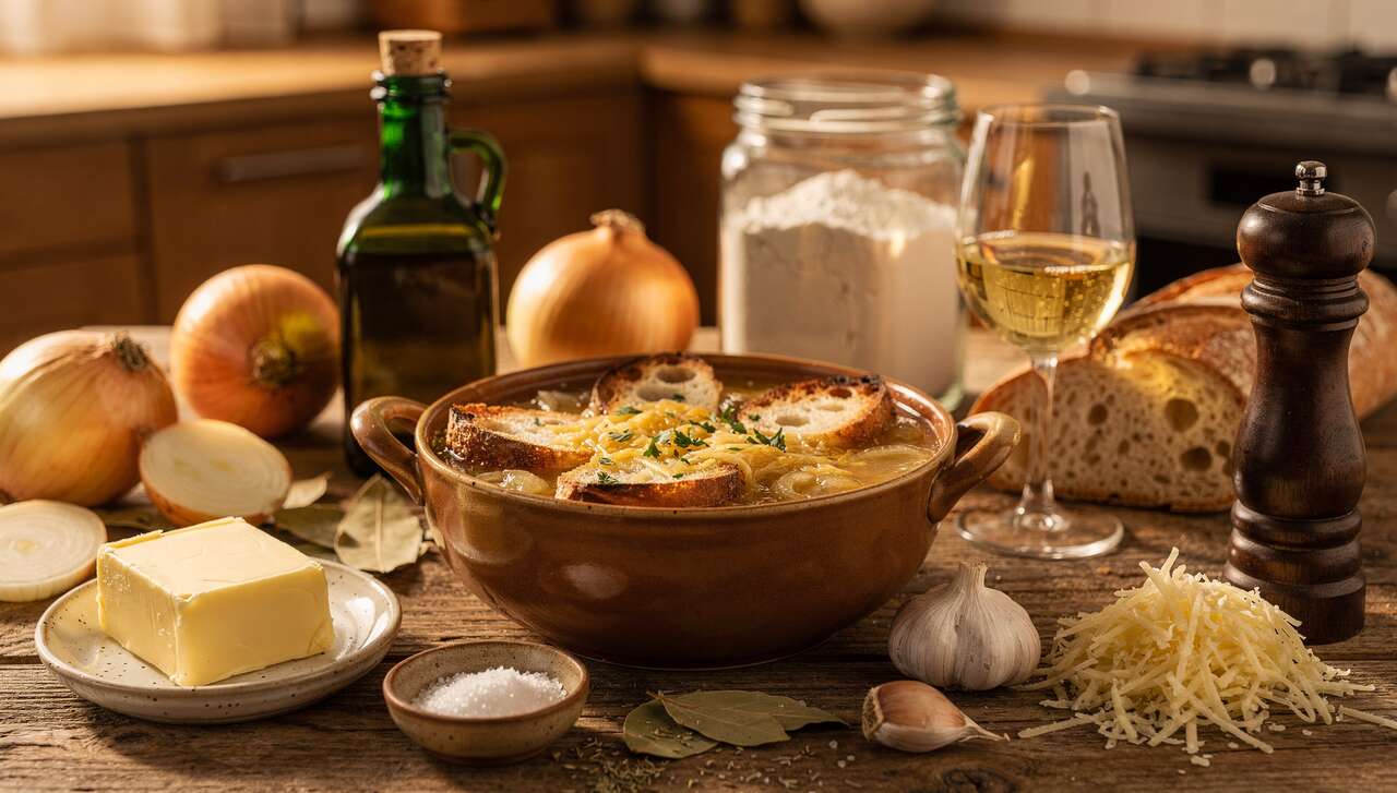 Was macht die beste Zwiebelsuppe aus? Ein Münchner Sternekoch verrät sein Rezept