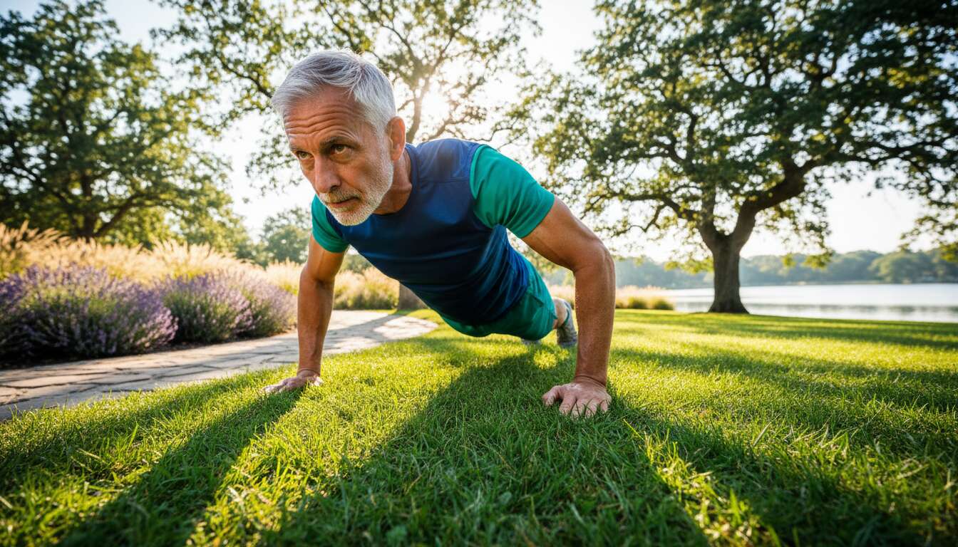 Muskelaufbau ab 60 ohne Geräte: Personal Trainer erklärt, warum 3 Übungen täglich reichen