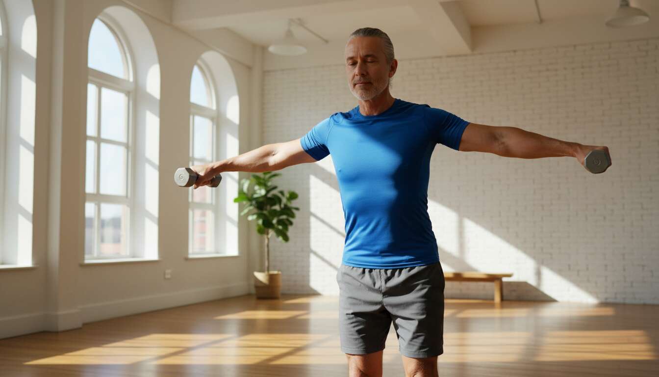 Rückenübungen ohne Matte: Physiotherapeuten der DSHS Köln empfehlen diese 5 Steh-Übungen ab 55!