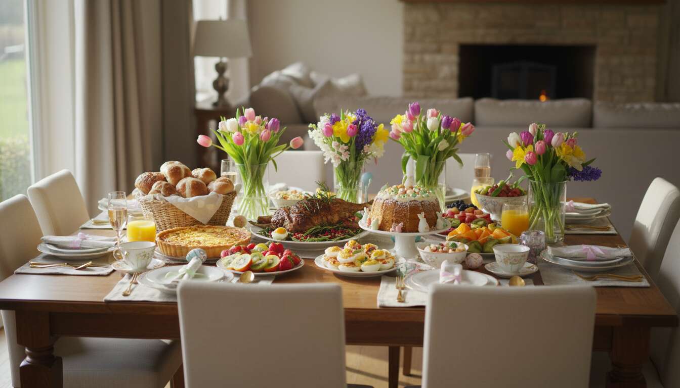 Osterbrunch für 8 Personen: Ein komplettes Menü für unter 40 Euro