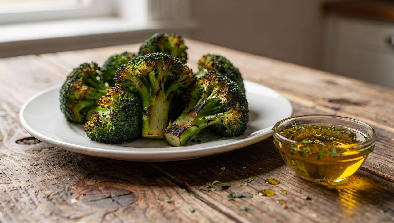 Airfryer-Gemüse: Dieser Öl-Trick macht Brokkoli so knusprig wie vom Grill