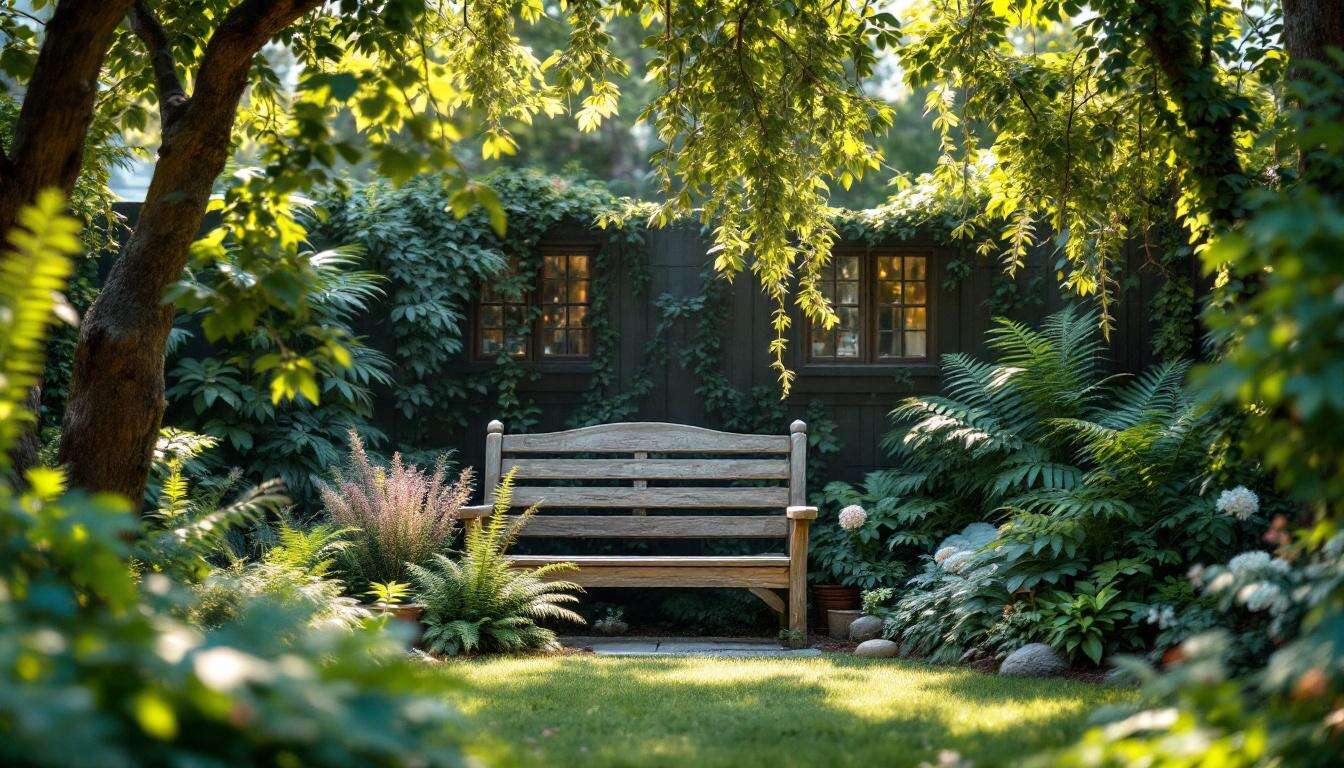 Mit diesen Tipps gestaltet man einen schattigen Garten gemütlich