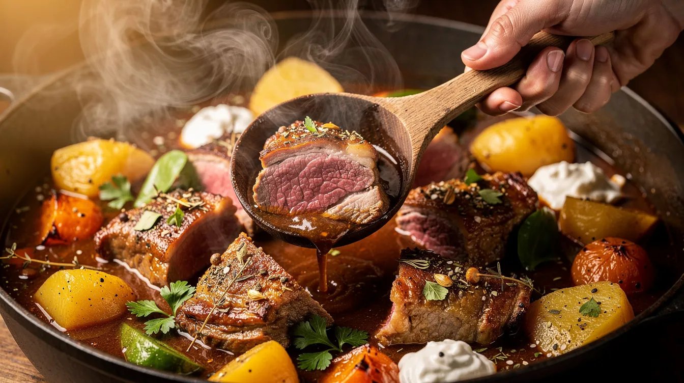 Räubertopf nach Omas Rezept: dieser Fleischtopf macht die ganze Familie satt