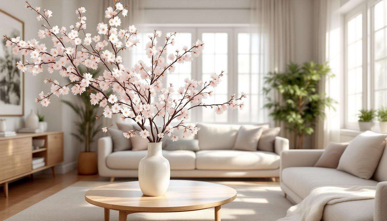 Ein Dekorateur verrät: Warum Kirschblütenzweige jede Wohnung im Frühling verzaubern