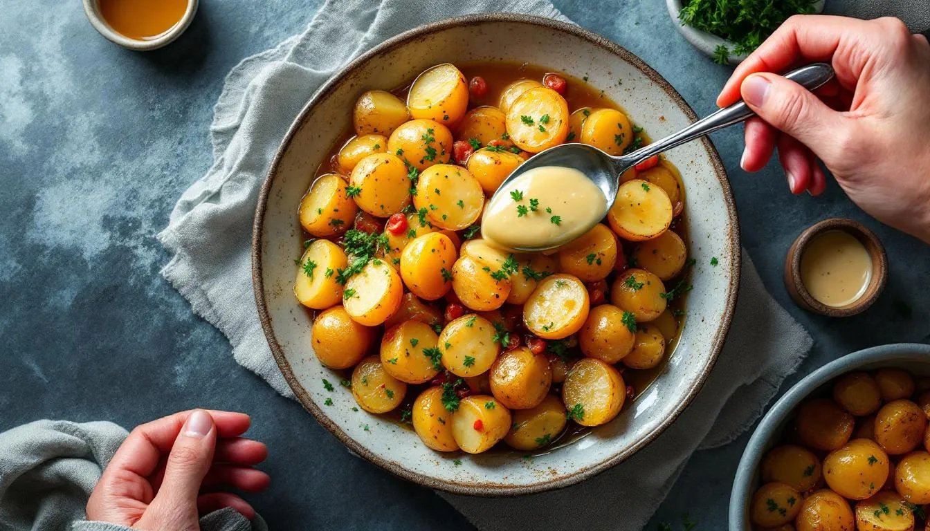 Kartoffelsalat zu Ostern: Warum die schwäbische Variante mit warmem Sud besser gelingt