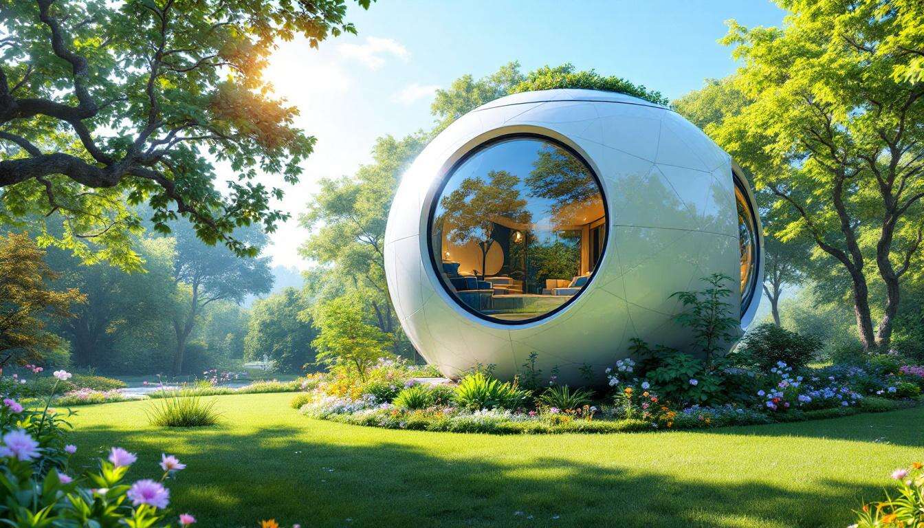 So lebt Julian in seinem Kugelhaus: "Es ist wie auf einem anderen Planeten