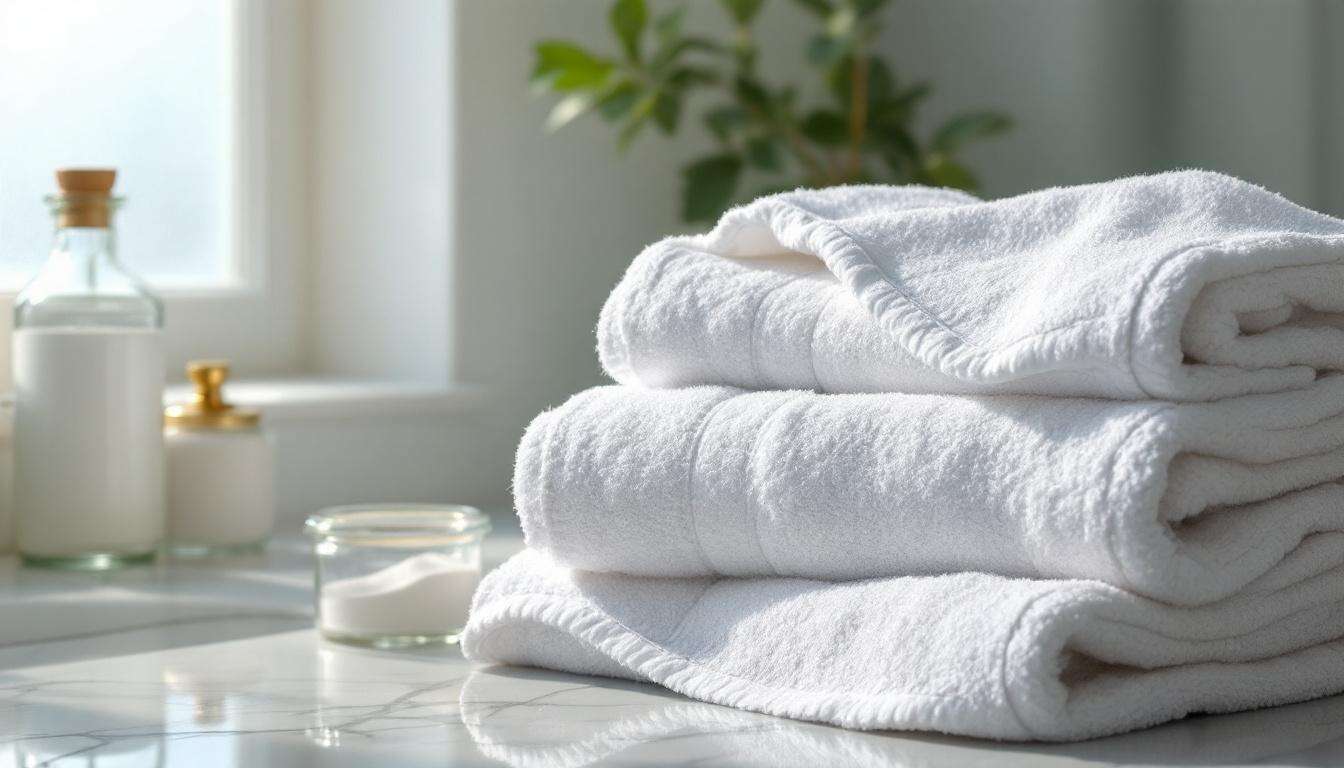 So werden alte Handtücher wieder flauschig und saugfähig mit nur 2 Küchenzutaten