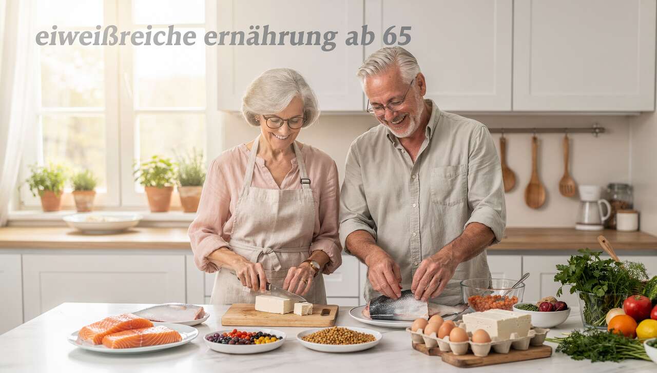 Eiweißbedarf ab 65: DGE erhöht die Empfehlung – so decken Sie ihn ohne Proteinpulver