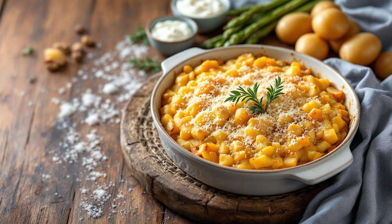 Spargel-Kartoffel-Gratin: Warum Johann Lafer den Spargel niemals vorkocht