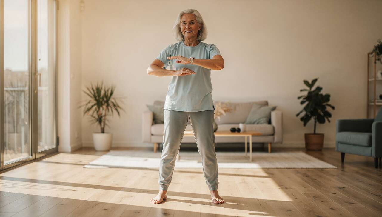 Rückenübungen ohne Matte: Physiotherapeuten empfehlen diese 5 Übungen im Stehen ab 55