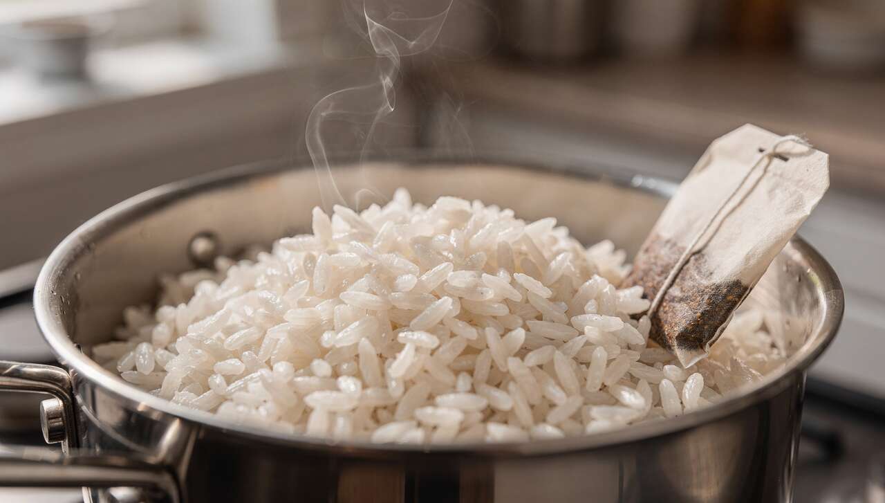 Wenn Sie beim Kochen von Reis einen Teebeutel mitkochen, bekommt die Beilage ein feines Aroma, das hervorragend zu asiatischen Gerichten passt