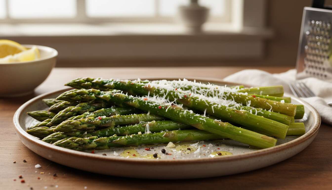 Grüner Spargel aus dem Airfryer: Warum 8 Minuten bei 200 Grad das beste Ergebnis liefern