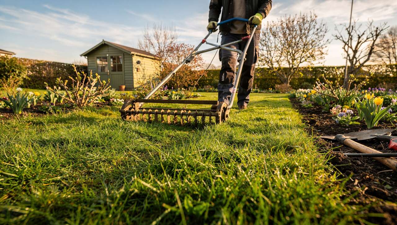 Rasen im April vertikutieren? NABU erklärt, warum der Zeitpunkt über den Sommererfolg entscheidet
