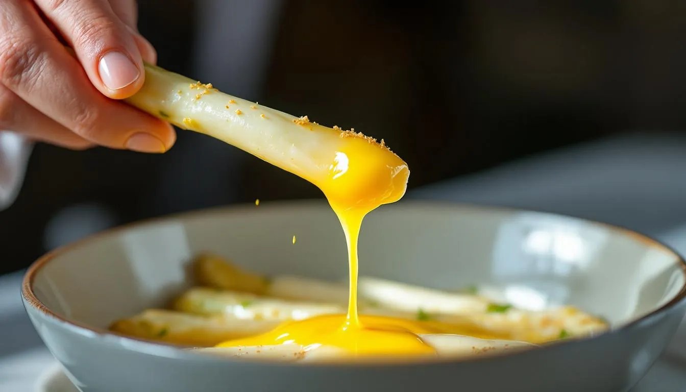 Weißer Spargel im Ofen gegart, mit Butter und Muskat – die Methode, die alles verändert…