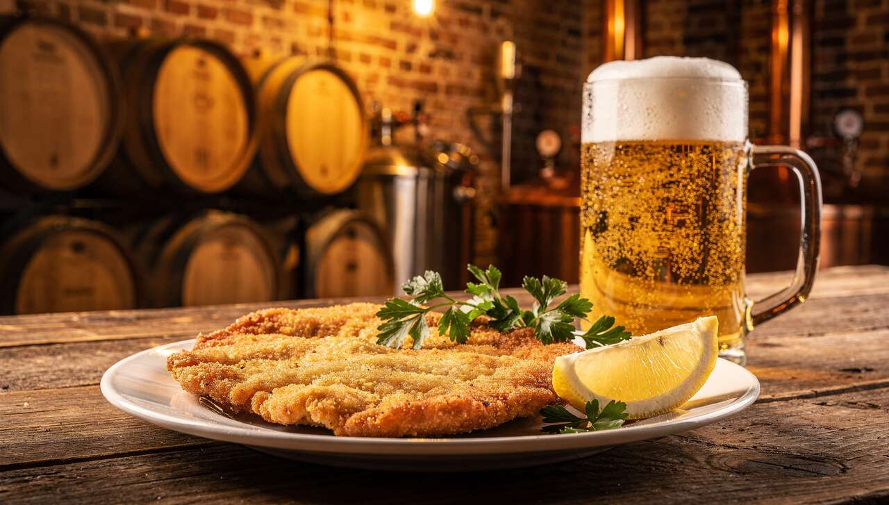 Fleisch vom Fass: Wie aus Bier ein Schnitzel wird
