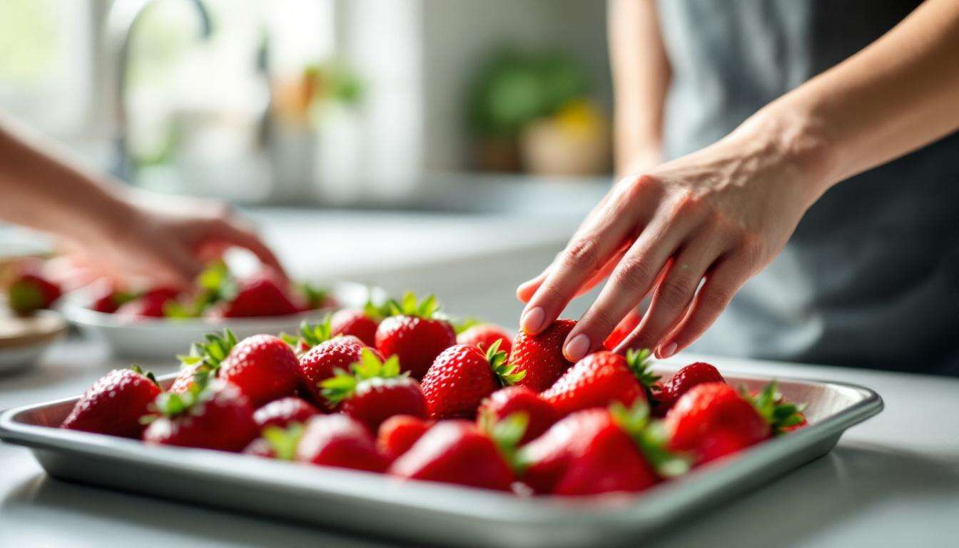 Erdbeeren einfrieren ohne Matsch: Der Vorfrieren-Trick, den Ernteexperten seit Jahren empfehlen