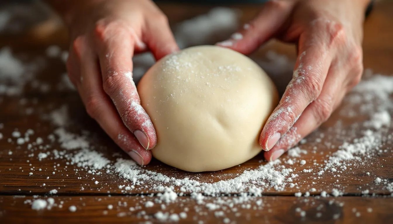 Semmelknödel perfekt rund formen, eine Wirtin vom Tegernsee zeigt den Handgriff in 30 Sekunden