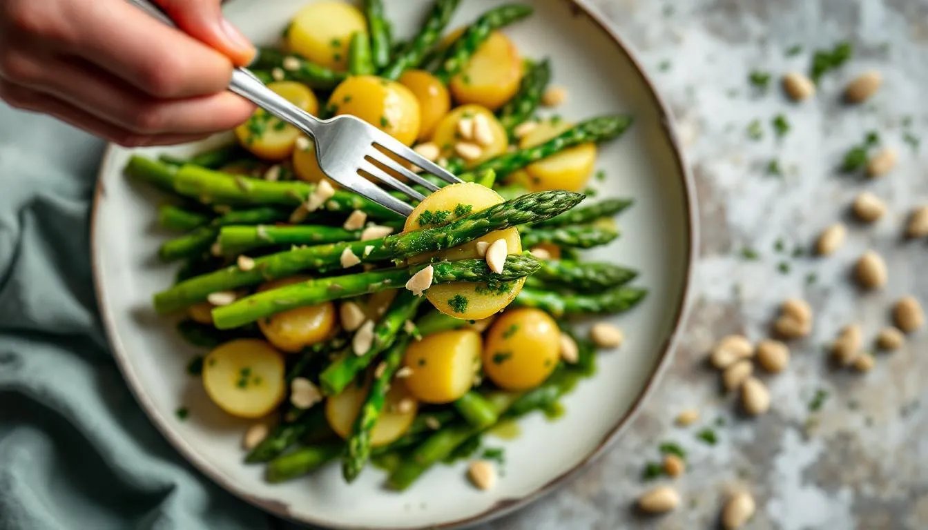 Spargel mit neuer Kartoffel und Bärlauch-Pesto – das Frühlingsgericht, das süchtig macht!