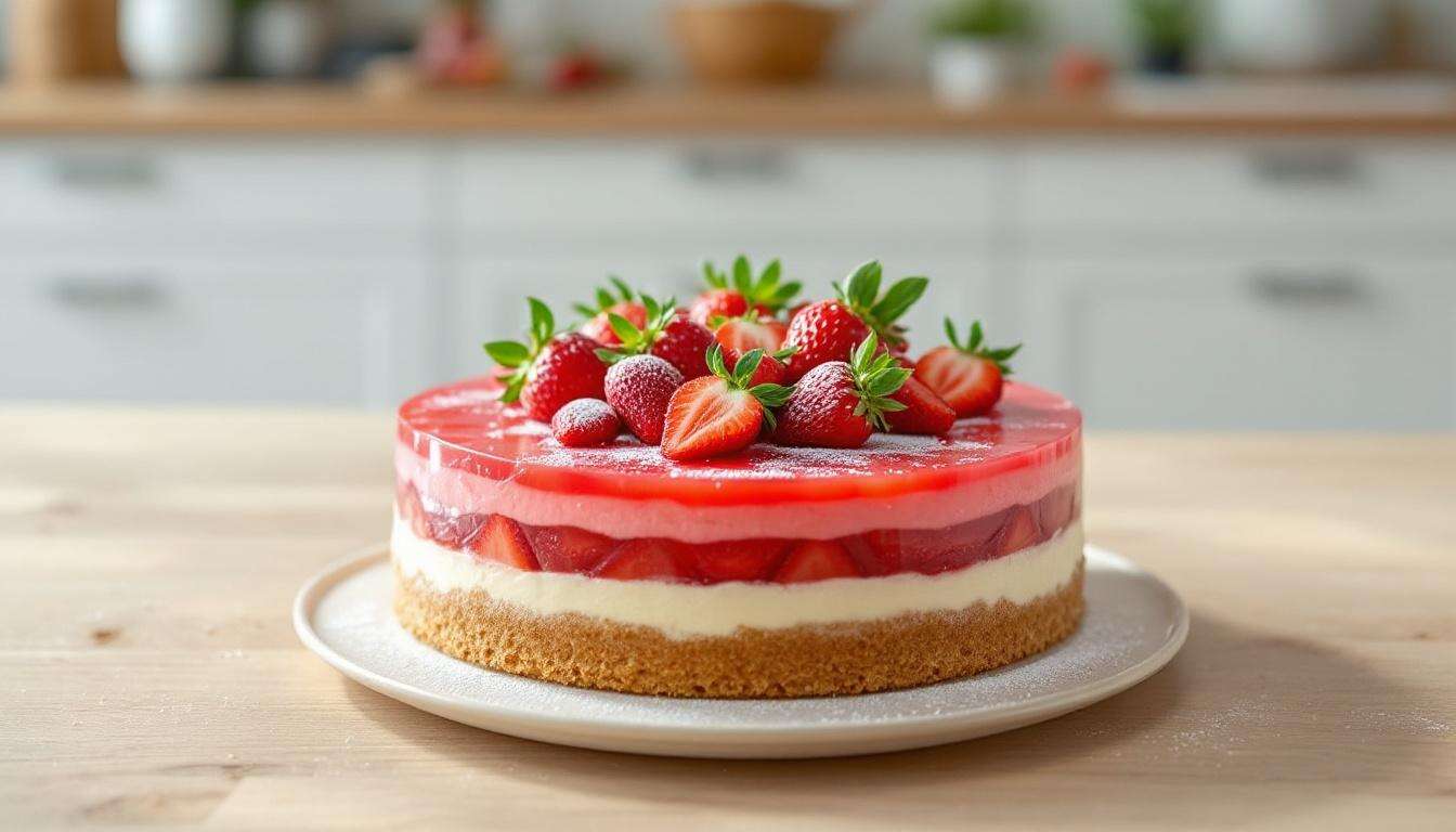 Erdbeerkuchen ohne Backen: In 15 Minuten fertig und perfekt für den Muttertag