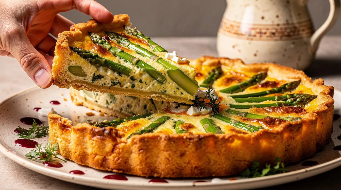 Spargel-Quiche ohne Vorbacken: In 30 Minuten fertig und ideal für den Osterbrunch