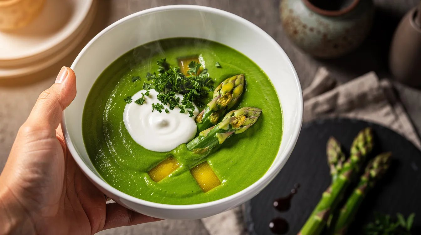 Spargelcremesuppe: Warum du die Schalen unbedingt mitkochen solltest