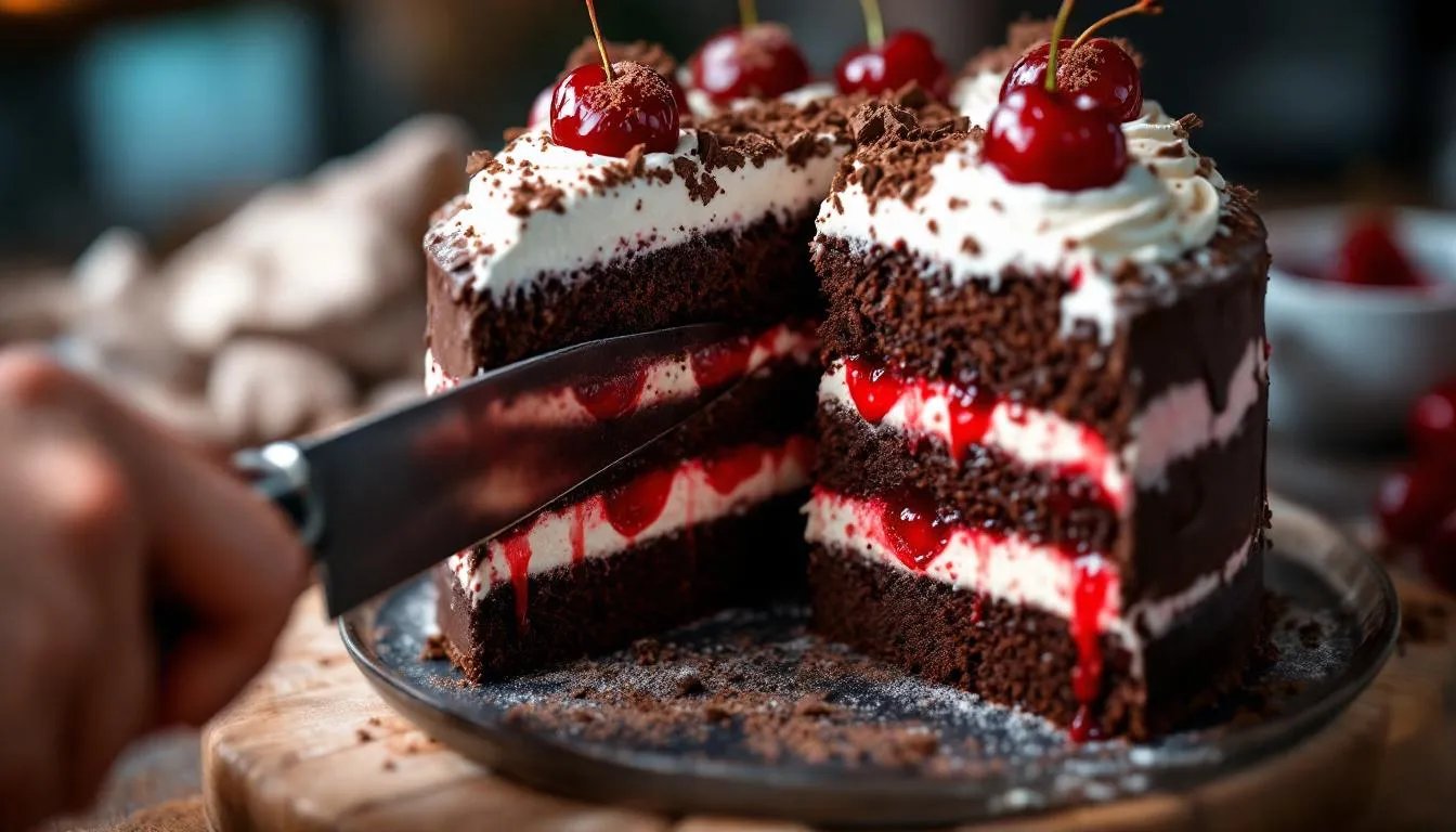 Schwarzwälder Kirschtorte: Konditormeister erklärt, warum die meisten zu wenig Kirschwasser nehmen!