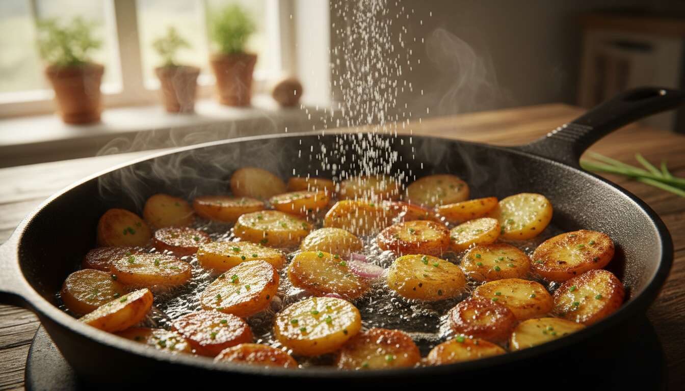 Bratkartoffeln: Warum eine Prise Speisestärke den Unterschied zwischen gut und perfekt macht