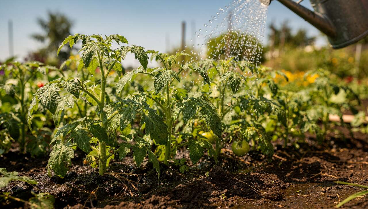Tomaten im Mai auspflanzen: Dieser Fehler beim Gießen kostet laut Gartenexperten die halbe Ernte