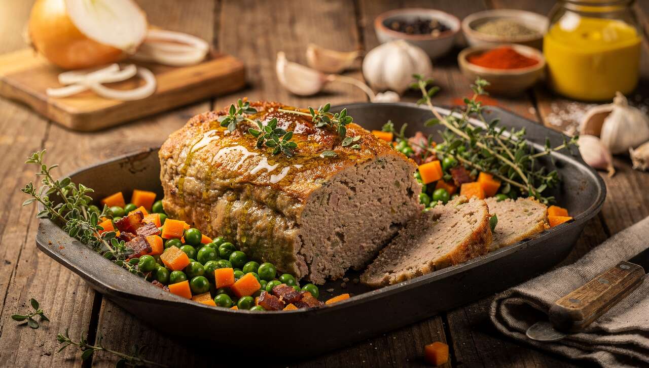 Hackbraten im Backofen: Mit dieser Füllung wird er zum Sonntagsessen-Star