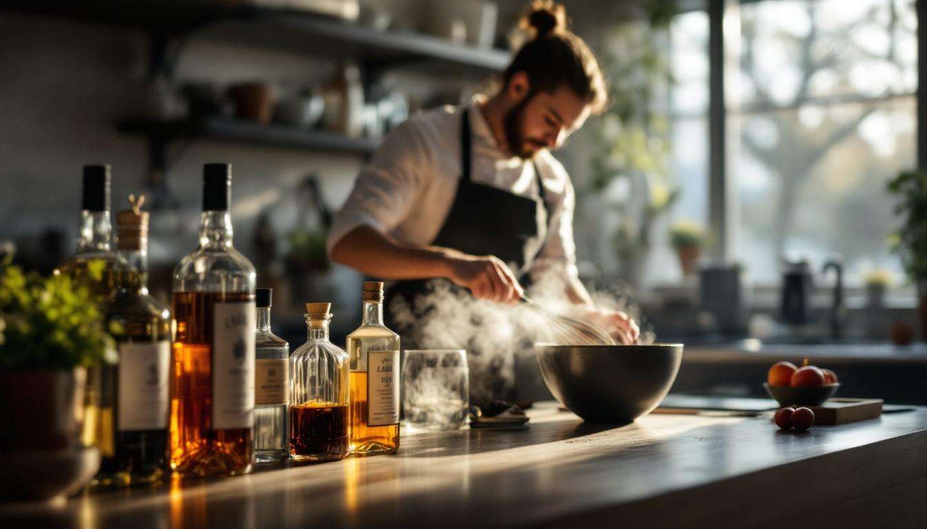 Backen und Kochen mit Spirituosen: Falstaff zeigt, wie es geht