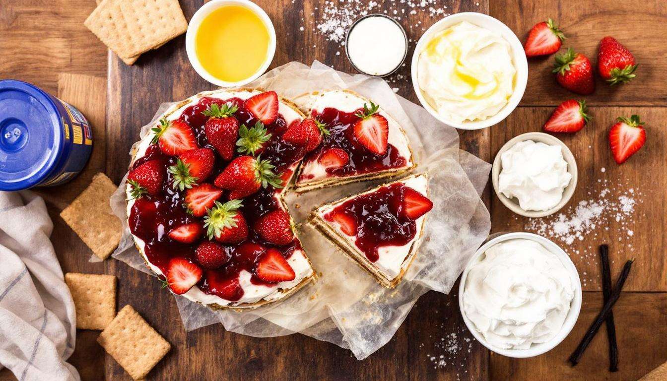 Erdbeerkuchen ohne Backen: In 15 Minuten fertig und perfekt für den Muttertag