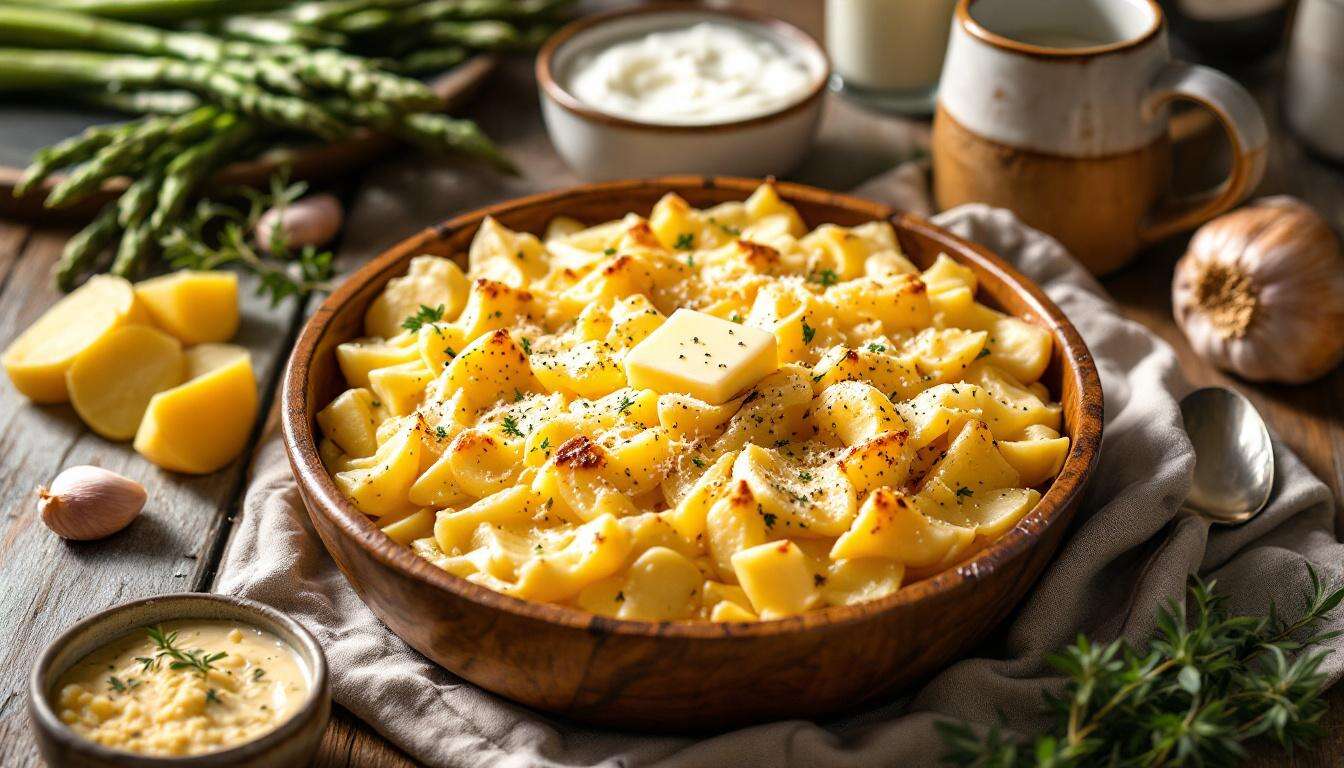 Spargel-Kartoffel-Gratin: Warum Johann Lafer den Spargel niemals vorkocht