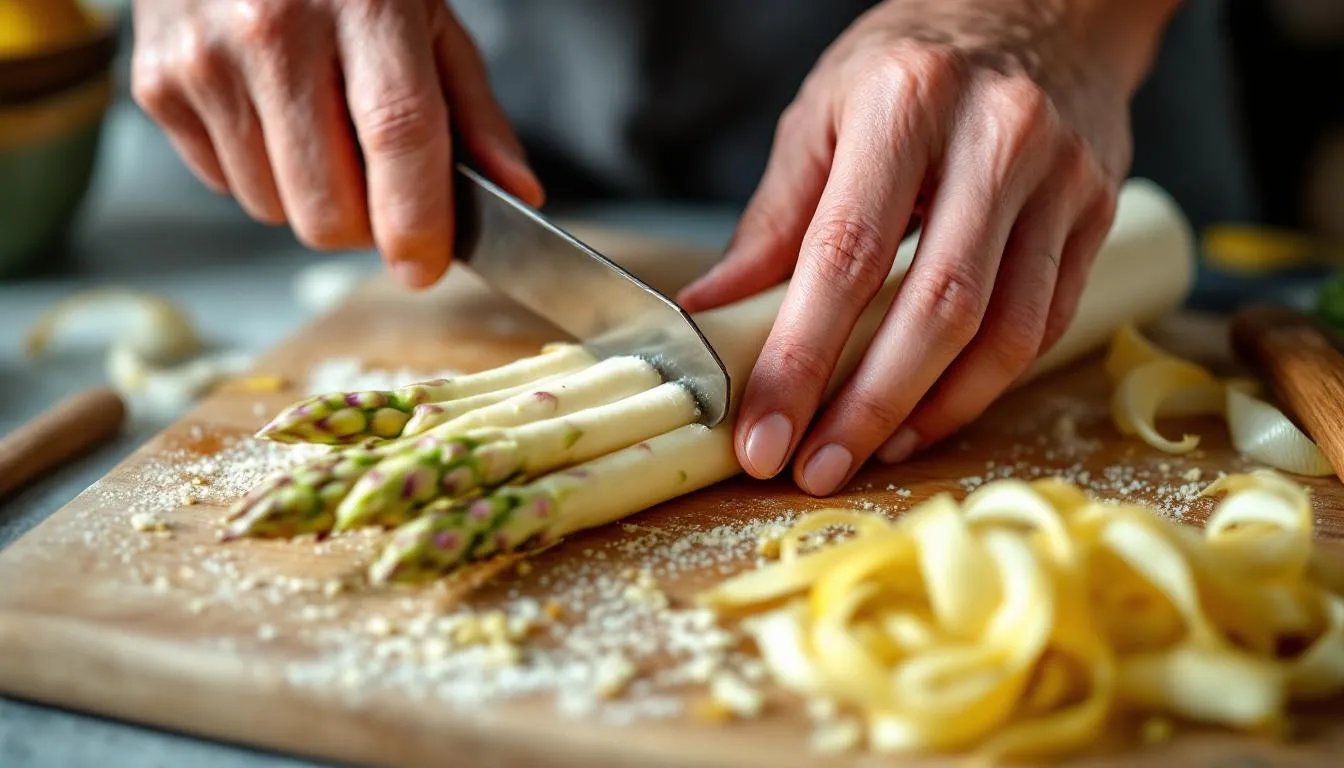 Spargel richtig schälen? Steffen Henssler verrät seinen Trick aus Kitchen Impossible