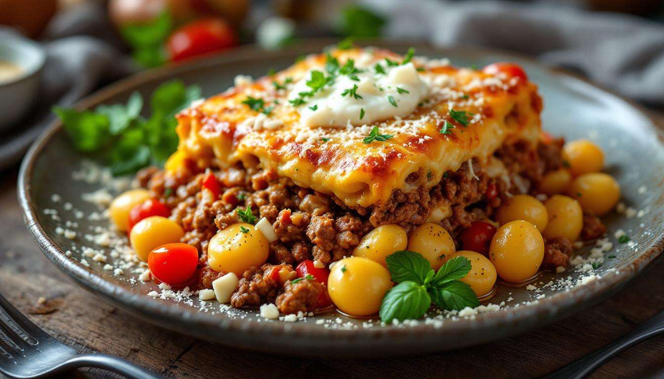 Dieser Gnocchi-Auflauf mit Hackfleisch wird euer neues Leibgericht!