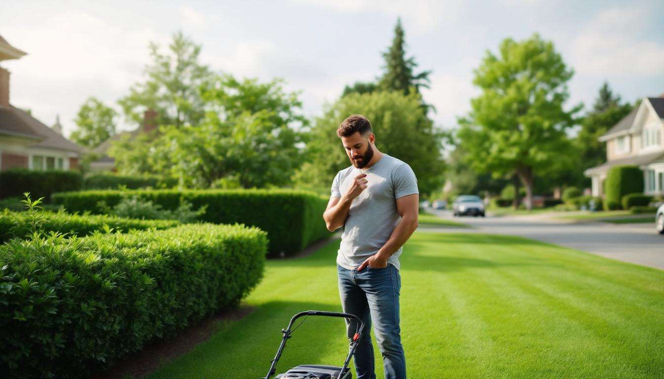 Darf man an einem Feiertag seinen Rasen mähen?
