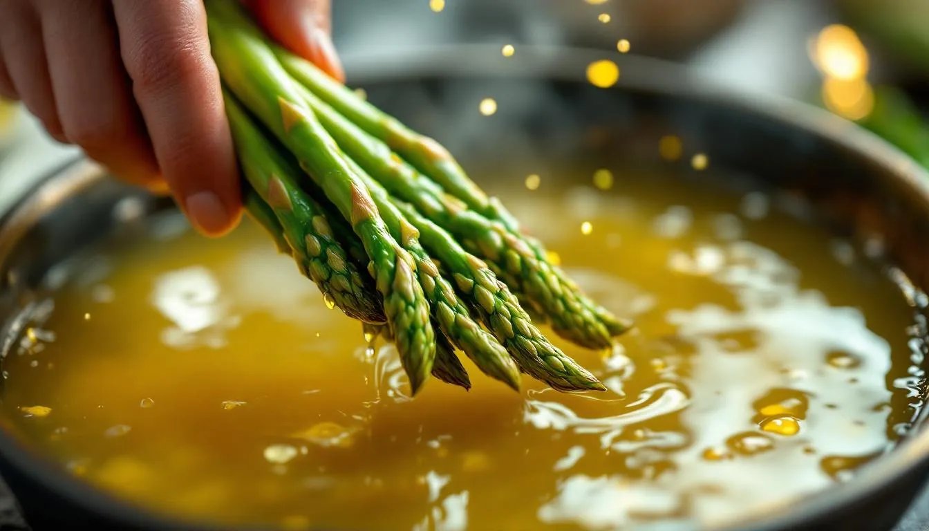 Warum Profikoch Alexander Kumptner Spargel immer in Butter statt in Wasser kocht