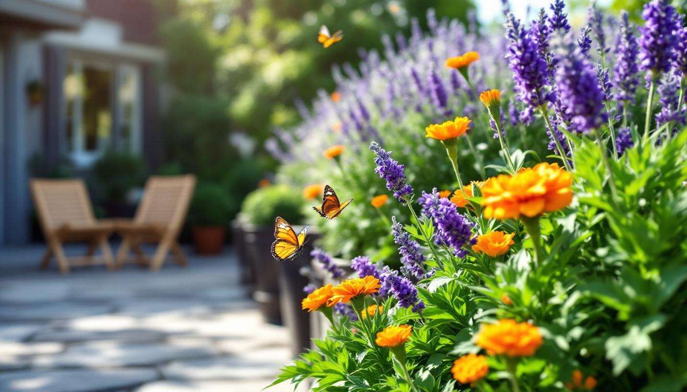 Diese zwei Topfpflanzen verwandeln Ihre Terrasse in eine Mückenfreie Zone und locken stattdessen Schmetterlinge an