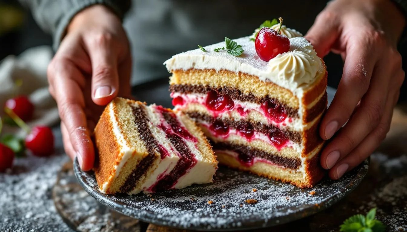 Donauwelle wie bei Oma, mit der richtigen Schichtung – warum die Kirschen nicht einsinken dürfen