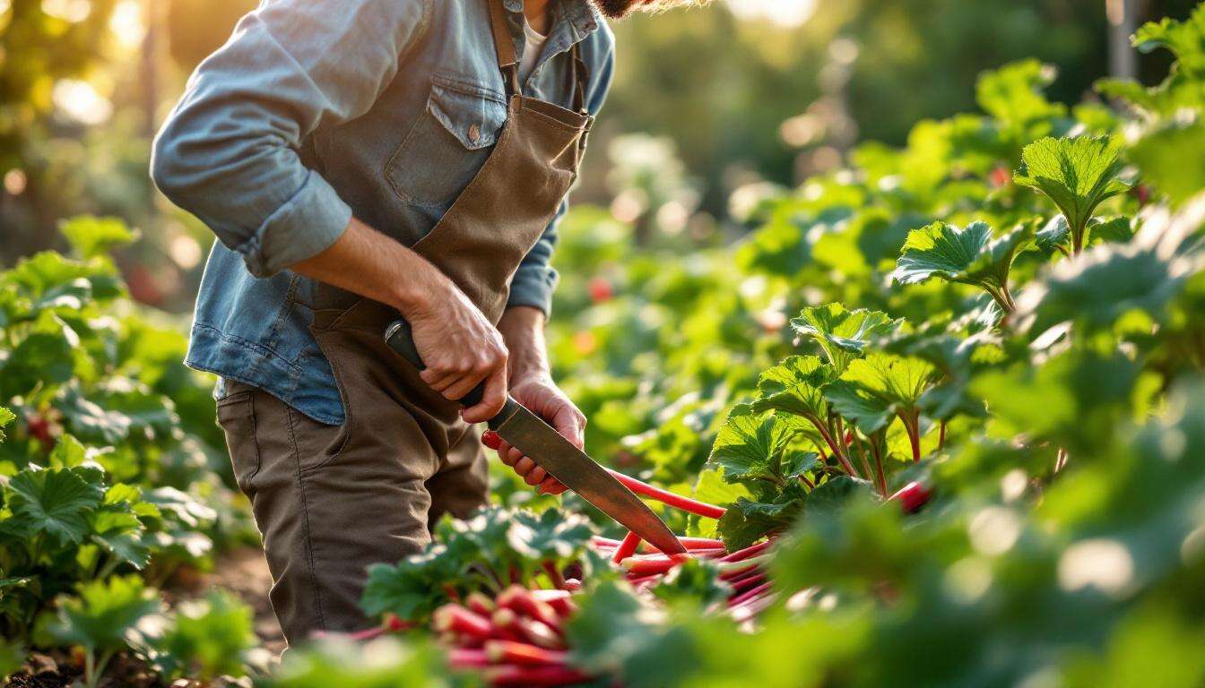 Rhabarber richtig ernten: Warum der Schnitt laut Gärtnern den Ertrag halbieren kann